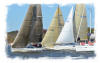 Sail racing at Neryc